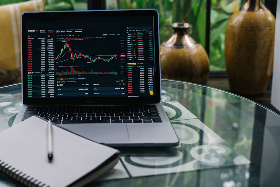 Bookkeeping spreadsheet open on a laptop for a small trades business